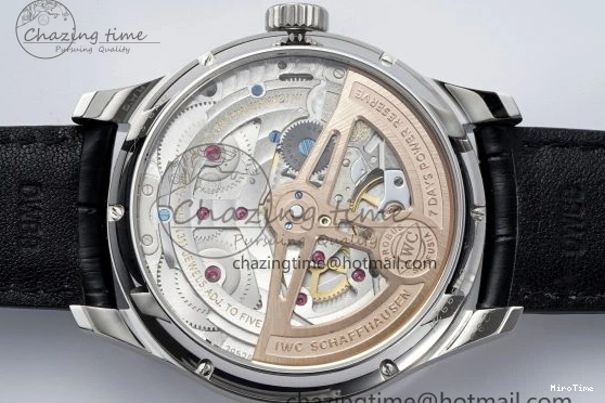 MIROTIME 0522 Bold Portugieser Perpetual Calendar SS 5033 APSF 1:1 Best Edition Blue Dial on Black Leather Strap A52610 Clone 7041